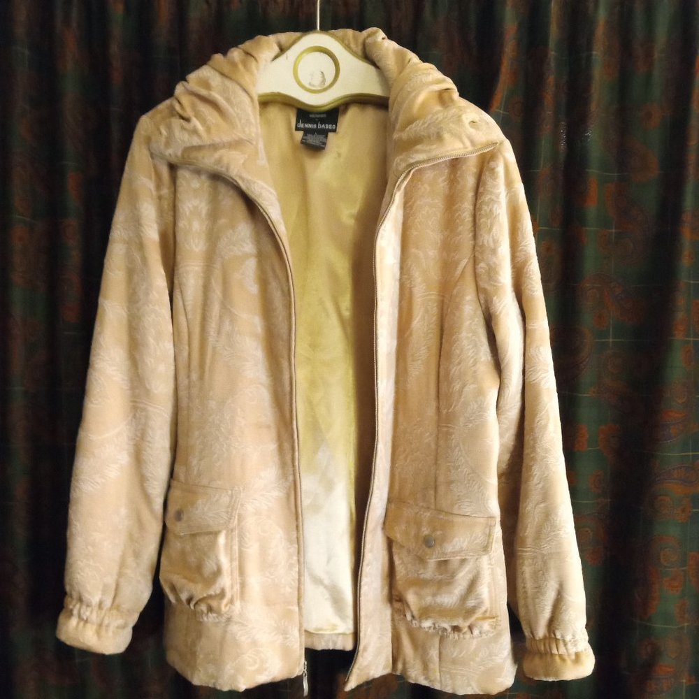 Dennis Basso Jacquard jacket Size Large